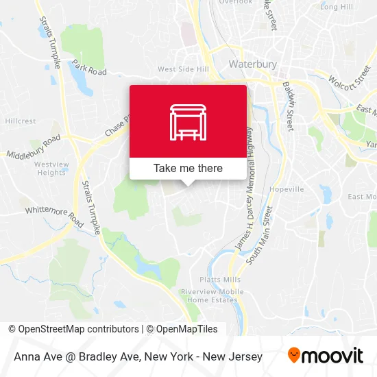 Anna Ave @ Bradley Ave map