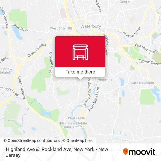 Highland Ave @ Rockland Ave map