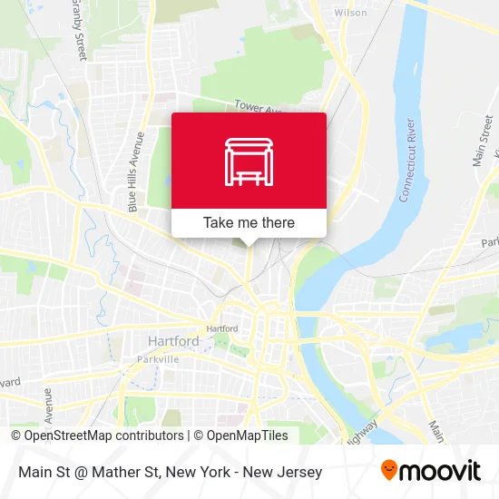 Main St @ Mather St map