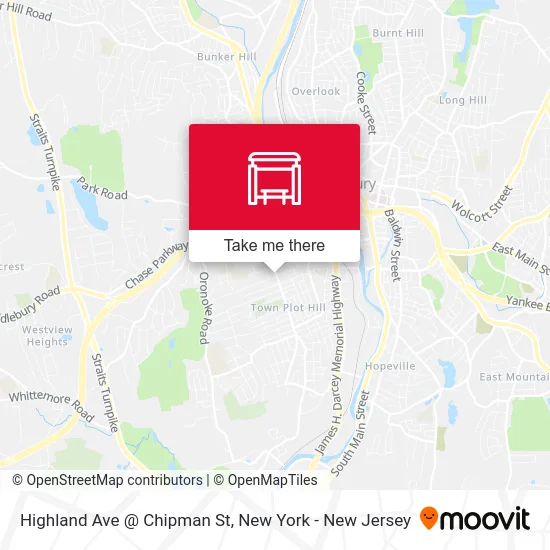 Highland Ave @ Chipman St map