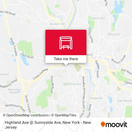 Highland Ave @ Sunnyside Ave map