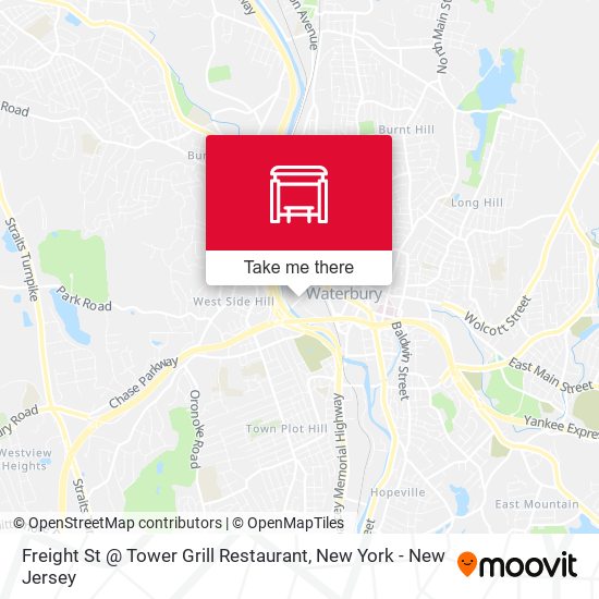 Mapa de Freight St @ Tower Grill Restaurant