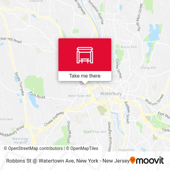 Robbins St @ Watertown Ave map