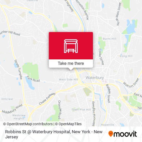 Mapa de Robbins St @ Waterbury Hospital