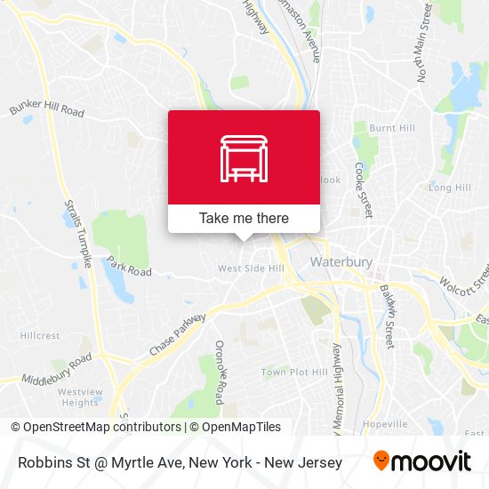 Robbins St @ Myrtle Ave map
