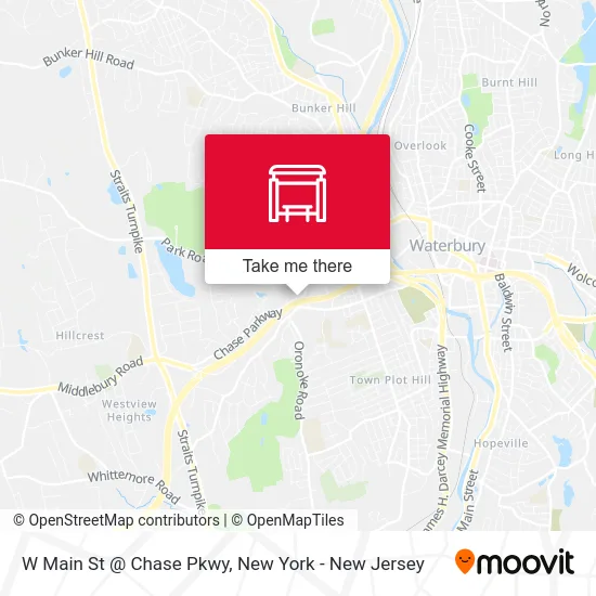 W Main St @ Chase Pkwy map