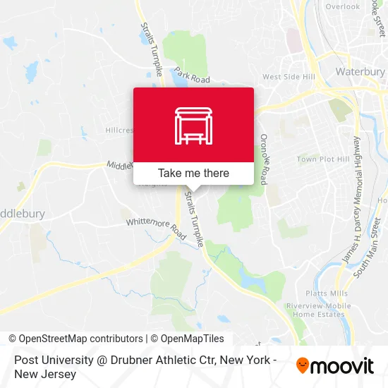 Post University @ Drubner Athletic Ctr map