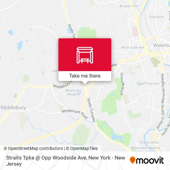 Mapa de Straits Tpke @ Opp Woodside Ave