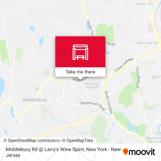 Middlebury Rd @ Larry's Wine Spirit map