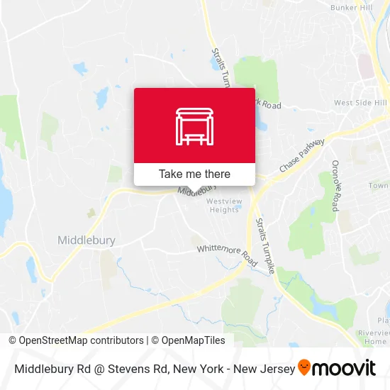 Middlebury Rd @ Stevens Rd map