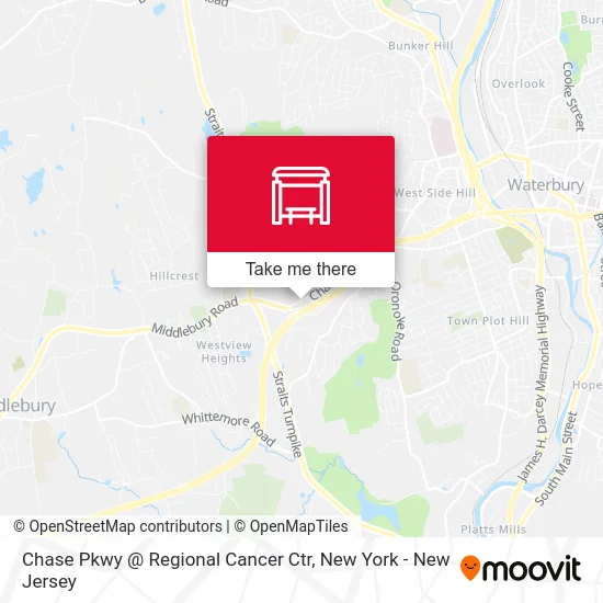 Chase Pkwy @ Regional Cancer Ctr map