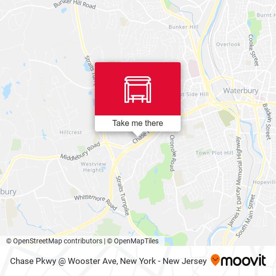 Mapa de Chase Pkwy @ Wooster Ave
