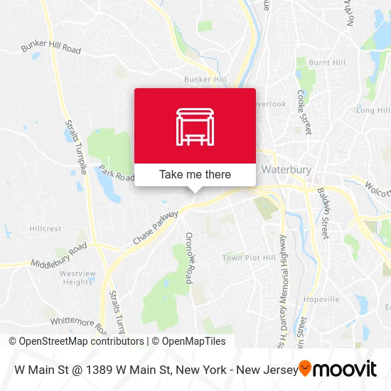 W Main St @ 1389 W Main St map