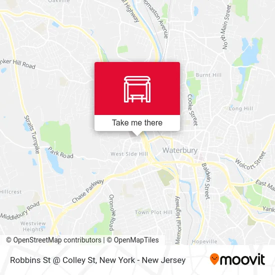 Robbins St @ Colley St map