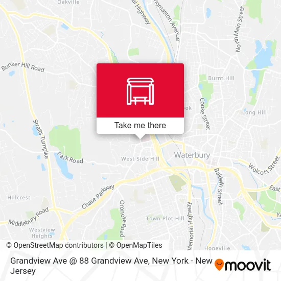 Grandview Ave @ 88 Grandview Ave map