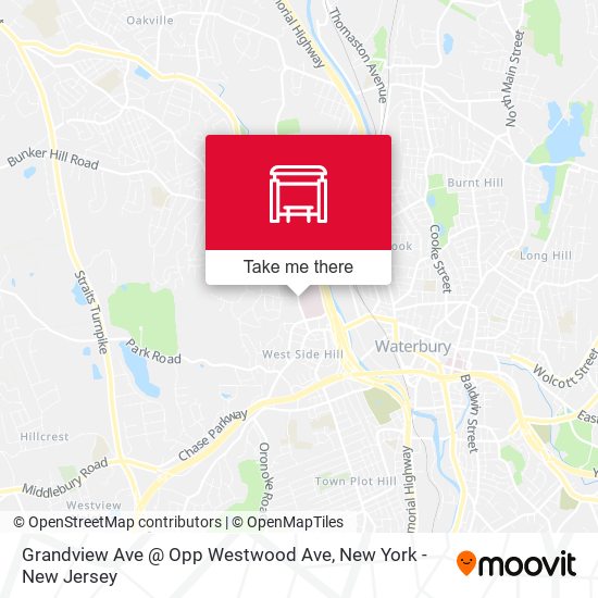 Grandview Ave @ Opp Westwood Ave map