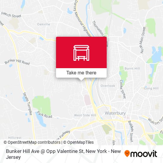Bunker Hill Ave @ Opp Valentine St map