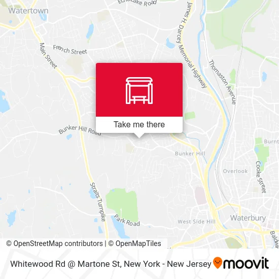 Whitewood Rd @ Martone St map