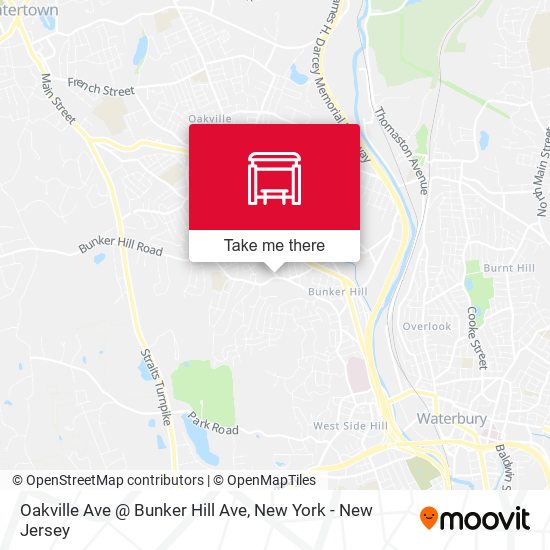 Mapa de Oakville Ave @ Bunker Hill Ave