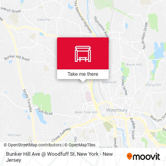 Bunker Hill Ave @ Woodfuff St map