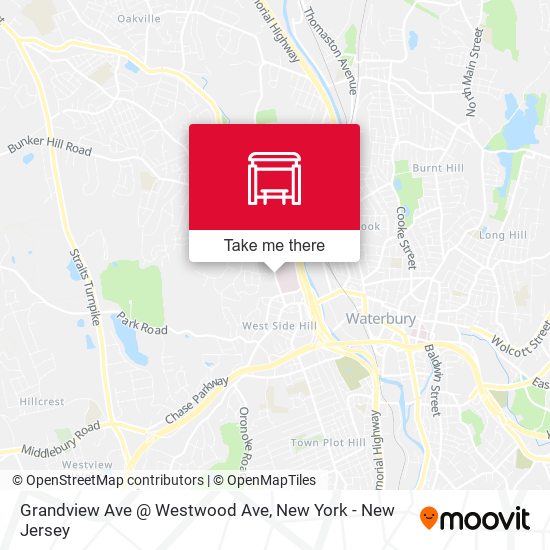 Grandview Ave @ Westwood Ave map