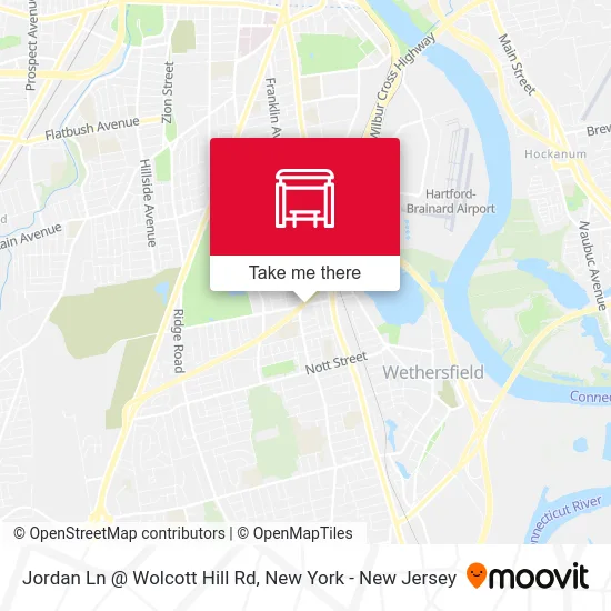 Jordan Ln @ Wolcott Hill Rd map