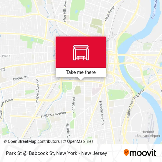 Park St @ Babcock St map