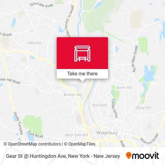 Gear St @ Huntingdon Ave map