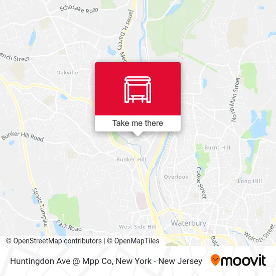 Huntingdon Ave @ Mpp Co map