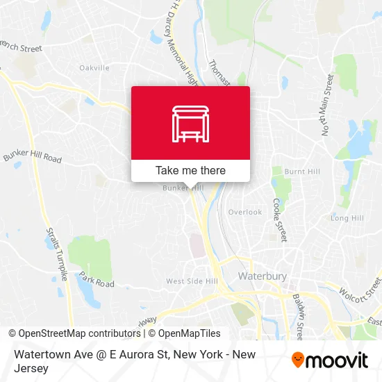 Watertown Ave @ E Aurora St map