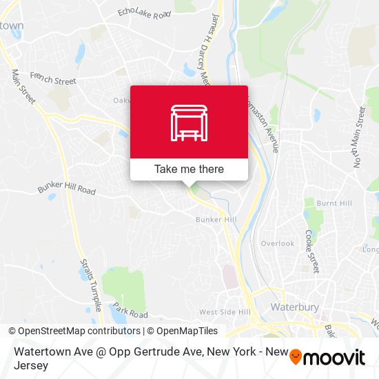 Watertown Ave @ Opp Gertrude Ave map
