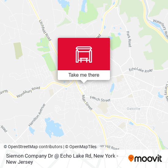 Mapa de Siemon Company Dr @ Echo Lake Rd