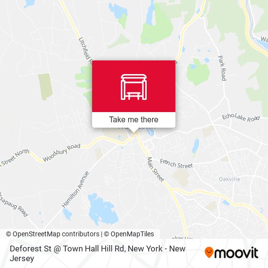 Deforest St @ Town Hall Hill Rd map
