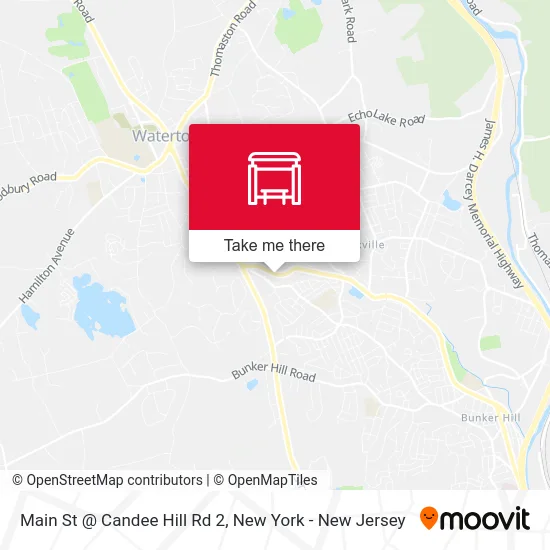 Main St @ Candee Hill Rd 2 map