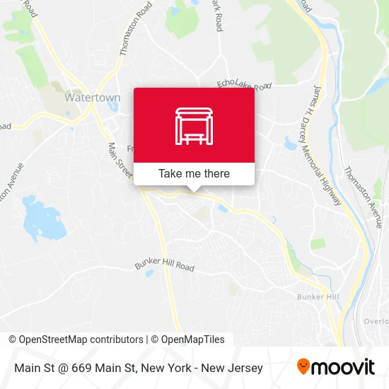 Main St @ 669 Main St map