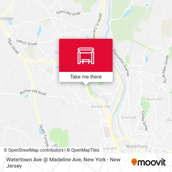 Watertown Ave @ Madeline Ave map