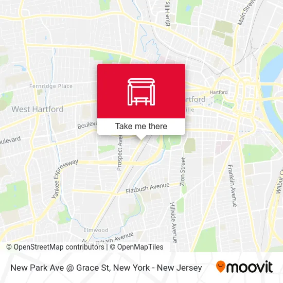 New Park Ave @ Grace St map