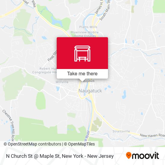 Mapa de N Church St @ Maple St