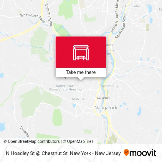 N Hoadley St @ Chestnut St map