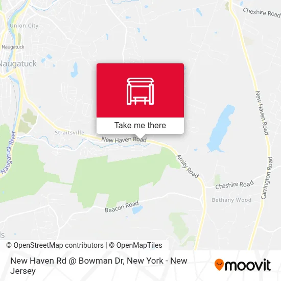 New Haven Rd @ Bowman Dr map
