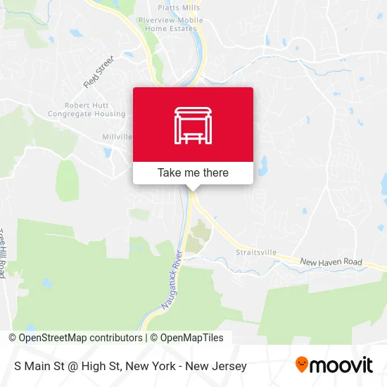 Mapa de S Main St @ High St
