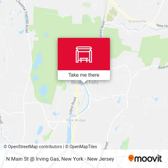 N Main St @ Irving Gas map