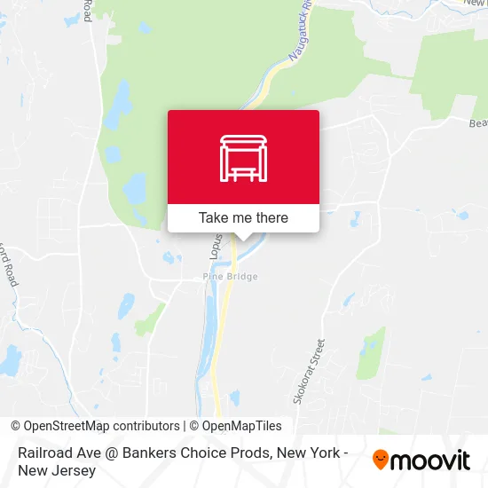 Railroad Ave @ Bankers Choice Prods map