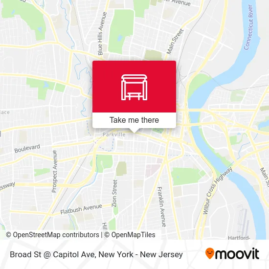 Broad St @ Capitol Ave map