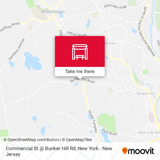 Mapa de Commercial St @ Bunker Hill Rd