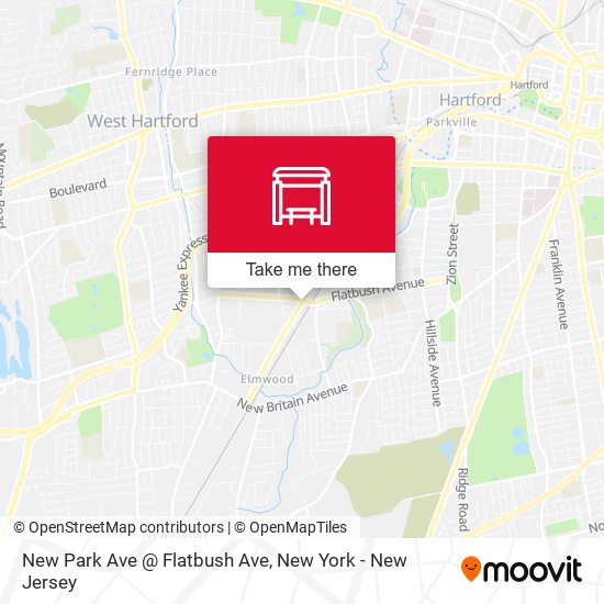 New Park Ave @ Flatbush Ave map