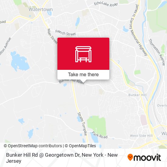Bunker Hill Rd @ Georgetown Dr map