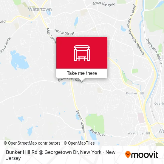 Bunker Hill Rd @ Georgetown Dr map