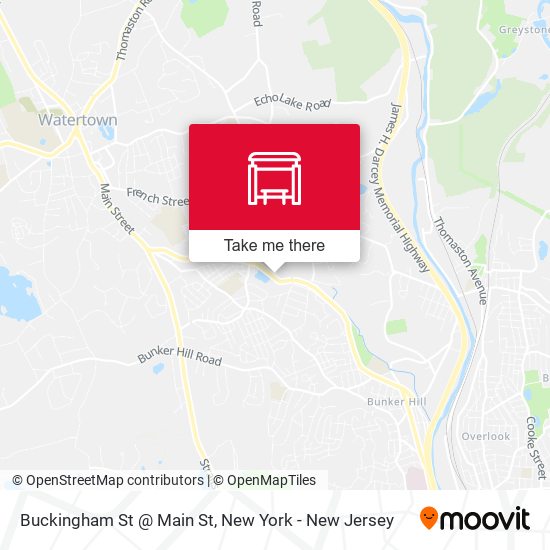Mapa de Buckingham St @ Main St