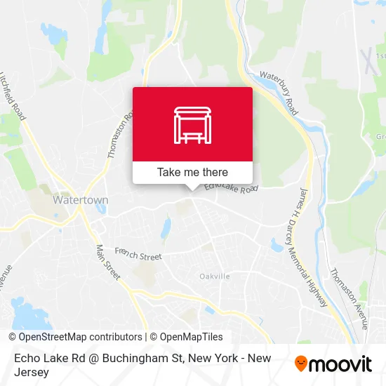 Echo Lake Rd @ Buchingham St map